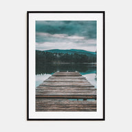 Lake Reflection Photo Color Poster