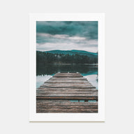 Lake Reflection Photo Color Poster