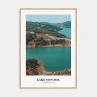 Lake Sonoma Portrait Color Poster