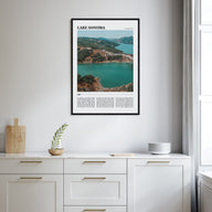 Lake Sonoma Travel Color Poster