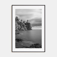 Lake Superior Photo B&W Poster