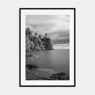 Lake Superior Photo B&W Poster