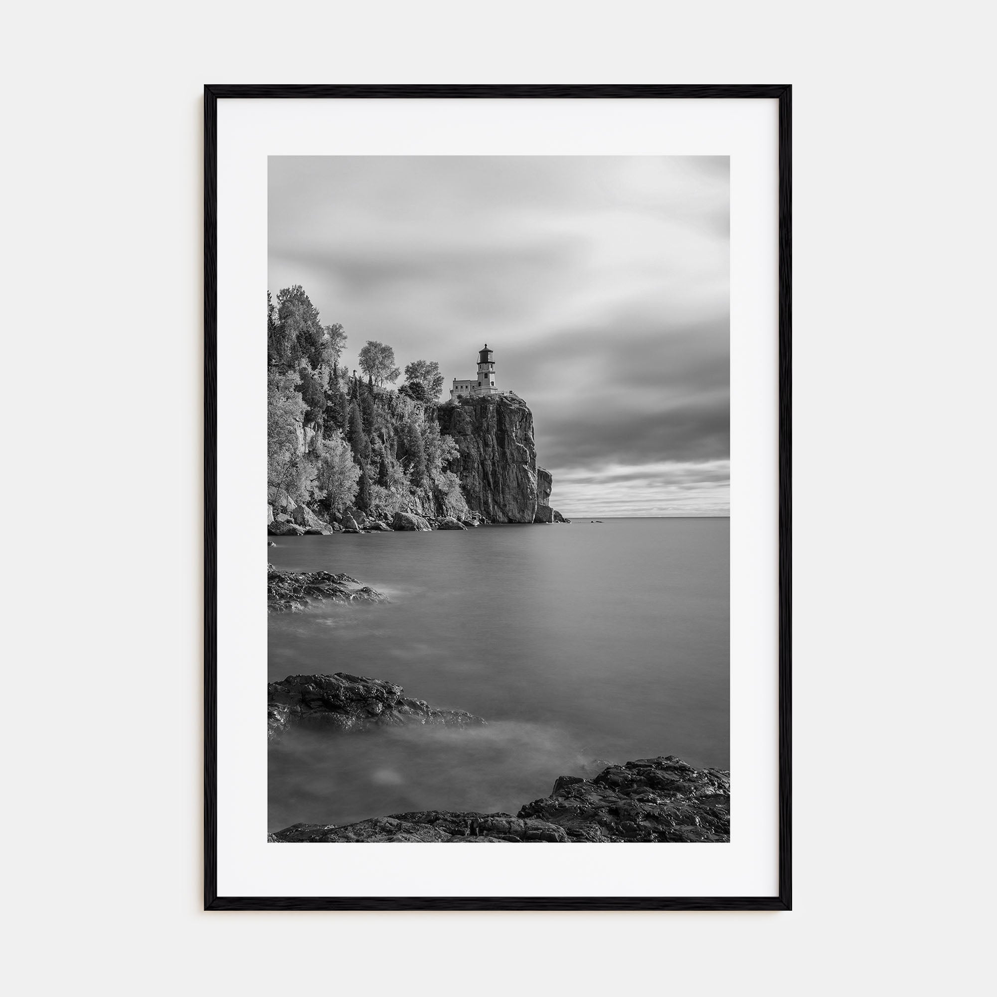 Lake Superior Photo B&W Poster