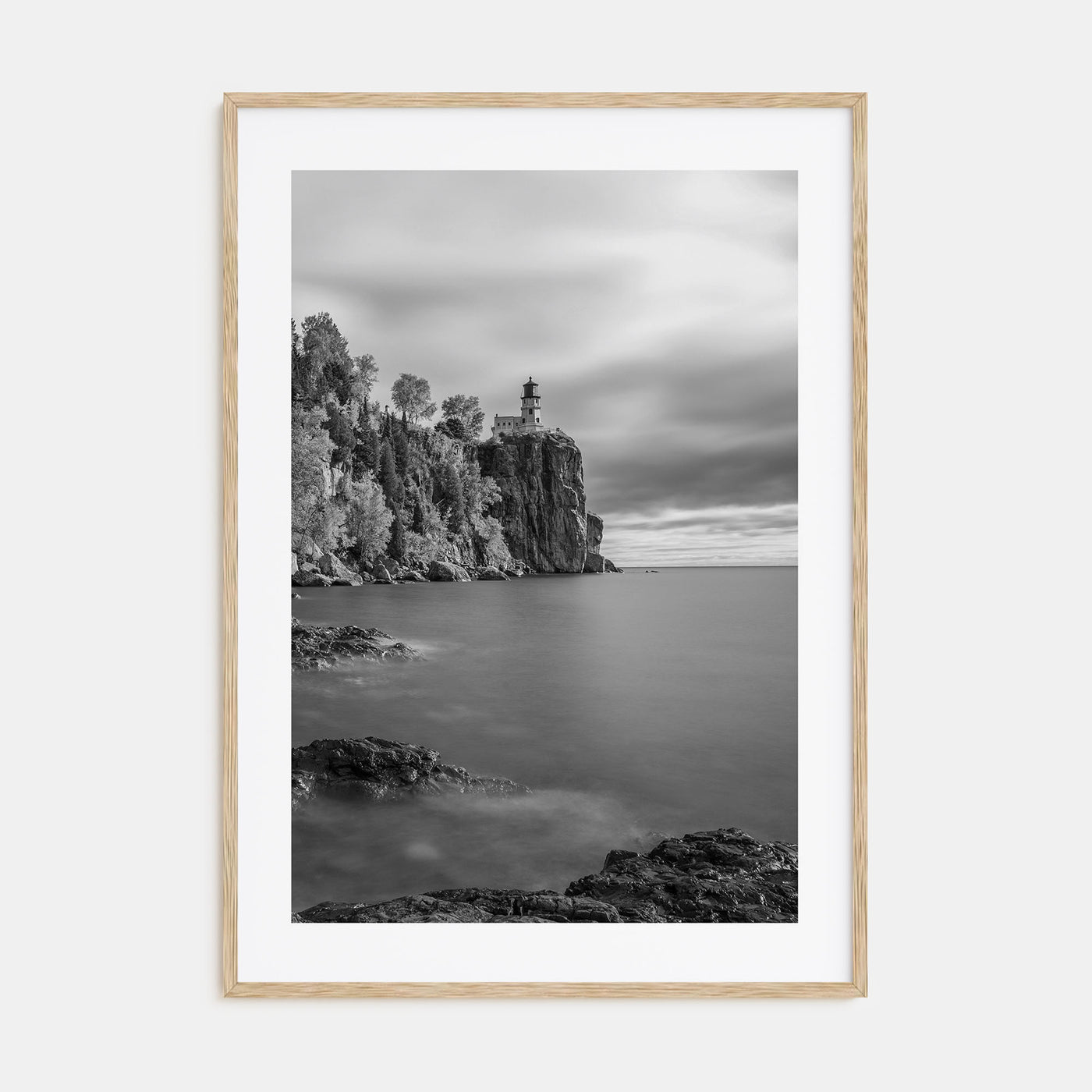 Lake Superior Photo B&W Poster