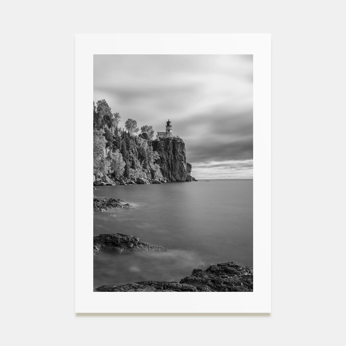 Lake Superior Photo B&W Poster