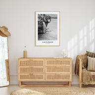 Lake Superior Portrait B&W Poster