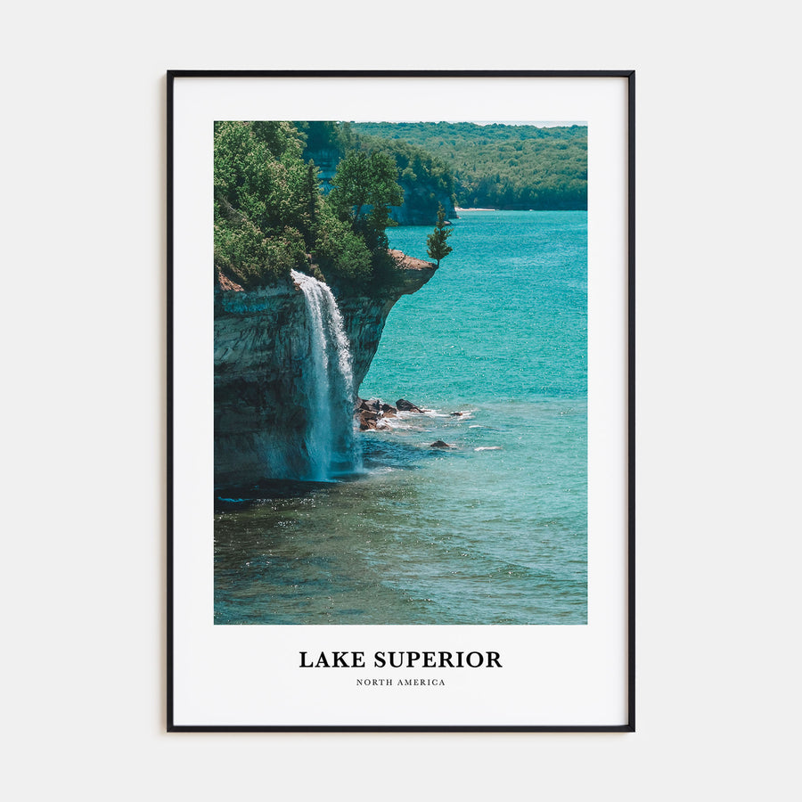 Lake Superior Portrait Color Poster