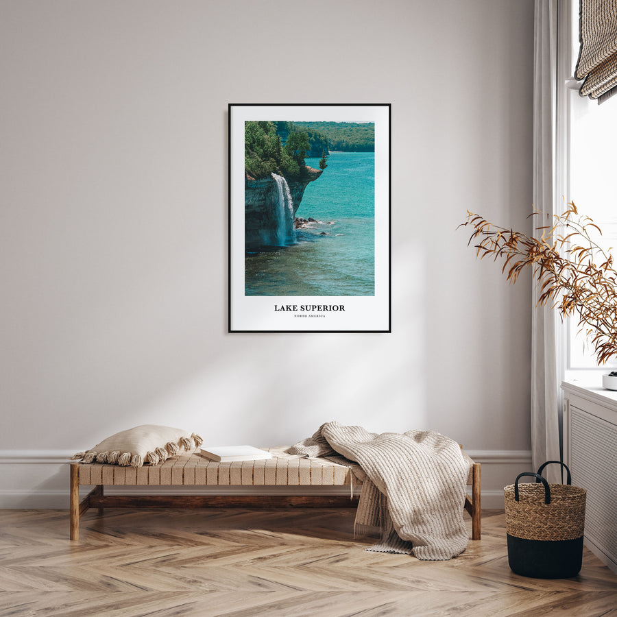 Lake Superior Portrait Color Poster