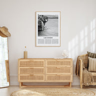 Lake Superior Travel B&W Poster