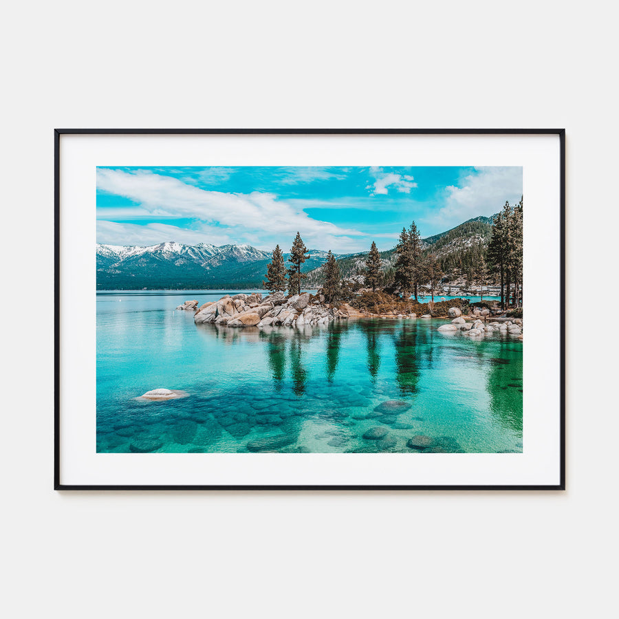Lake Tahoe Landscape Color Poster