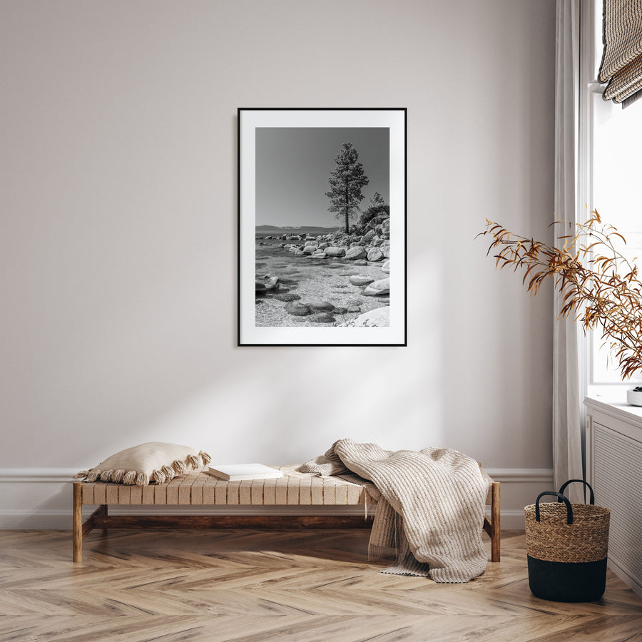 Lake Tahoe Photo B&W No 2 Poster