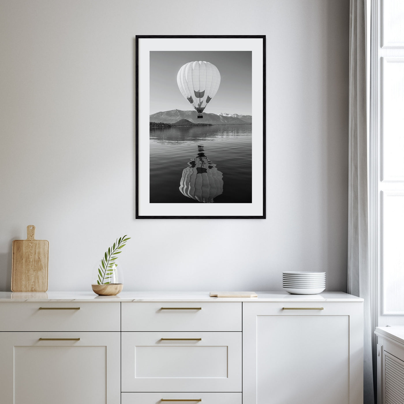 Lake Tahoe Photo B&W No 3 Poster