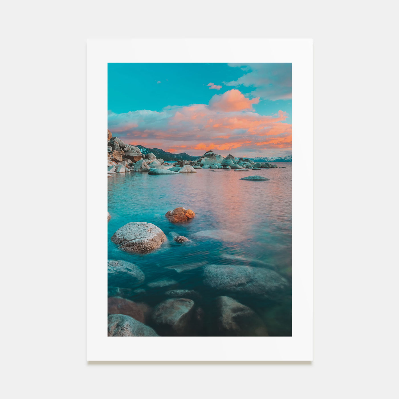 Lake Tahoe Photo Color No 2 Poster