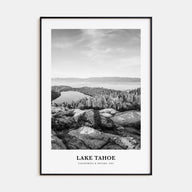 Lake Tahoe Portrait B&W No 1 Poster