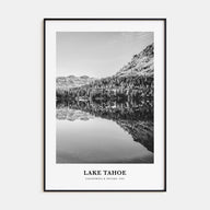 Lake Tahoe Portrait B&W No 2 Poster