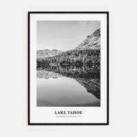 Lake Tahoe Portrait B&W No 2 Poster