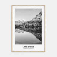 Lake Tahoe Portrait B&W No 2 Poster