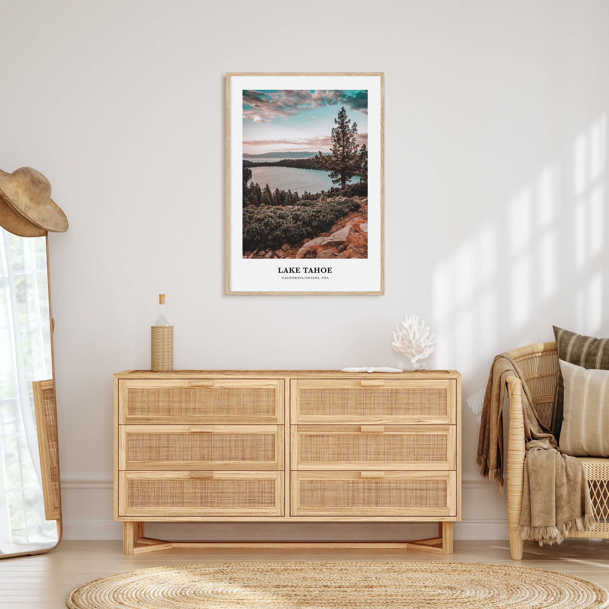 Lake Tahoe Portrait Color No 1 Poster