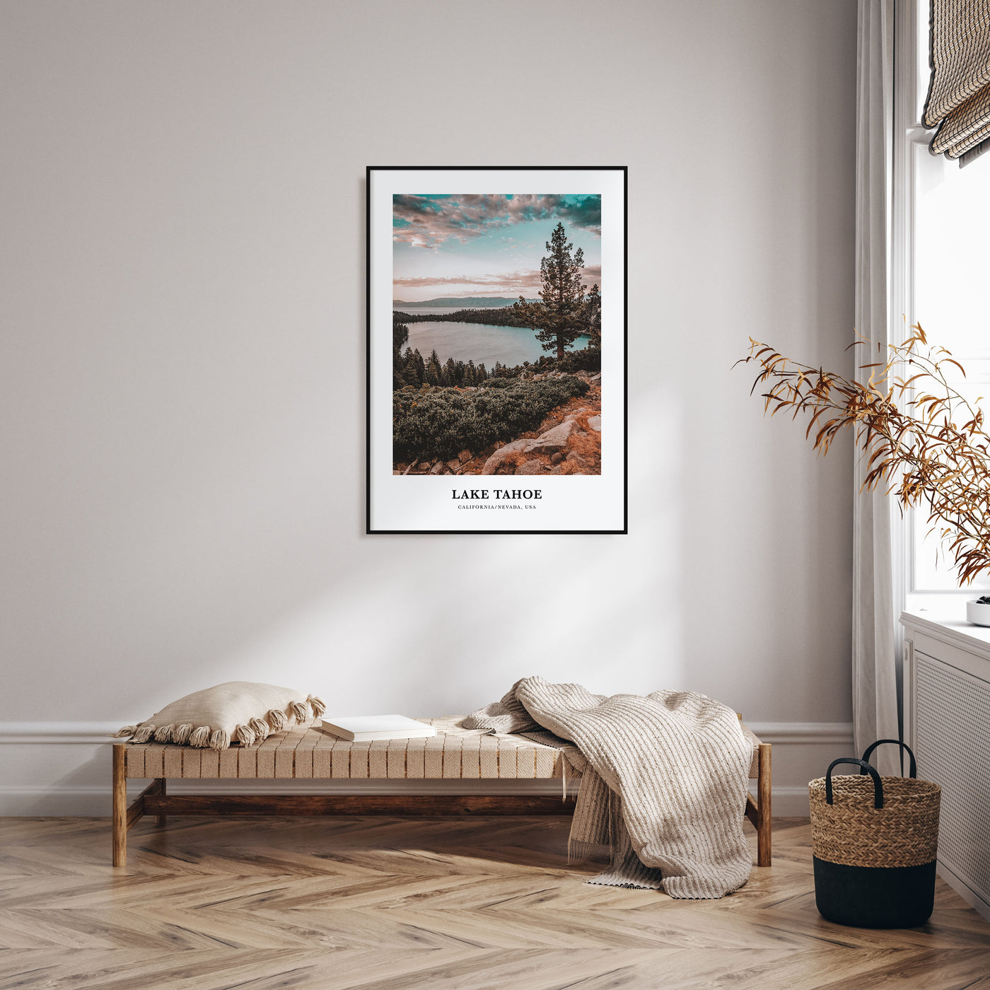 Lake Tahoe Portrait Color No 1 Poster
