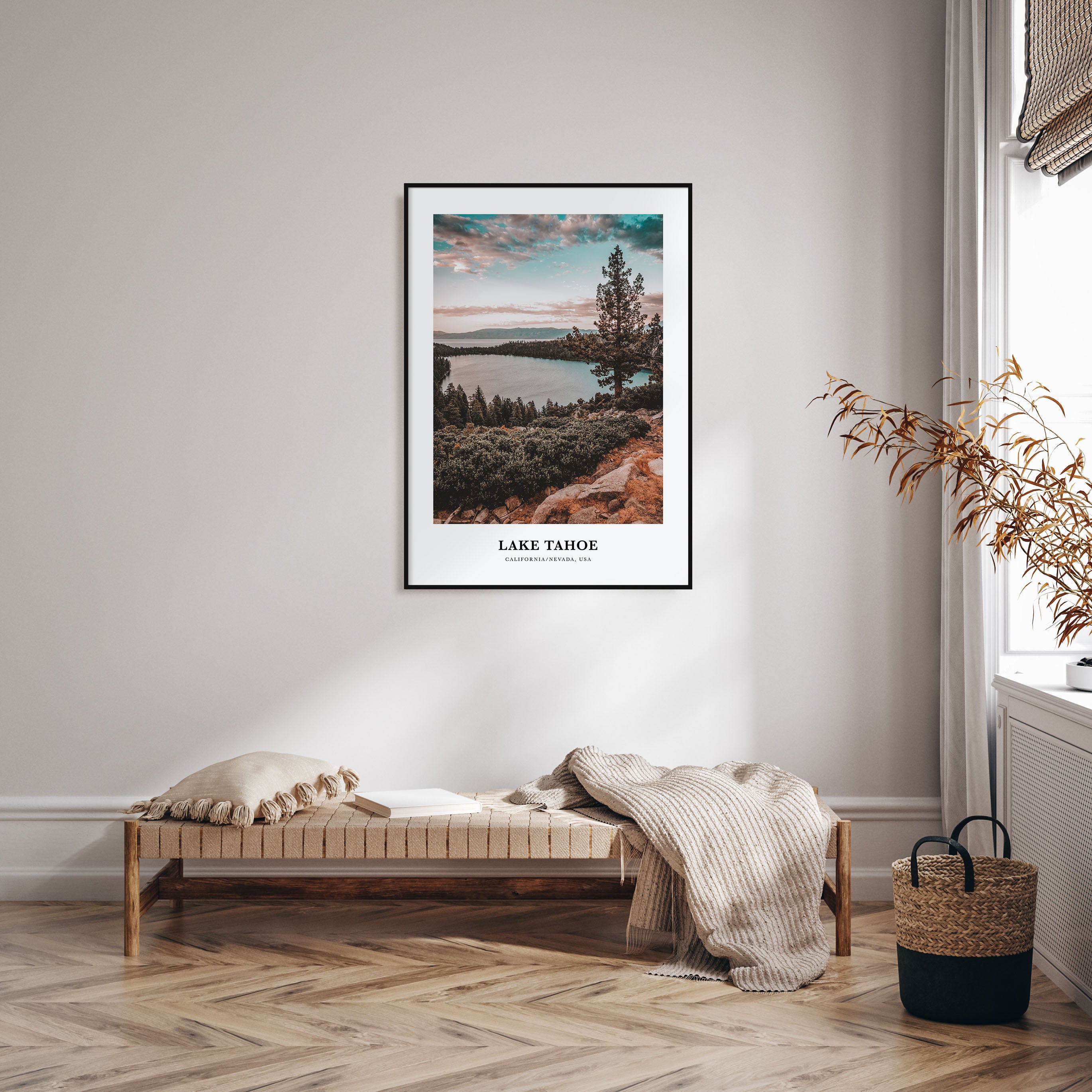 Lake Tahoe Portrait Color No 1 Poster