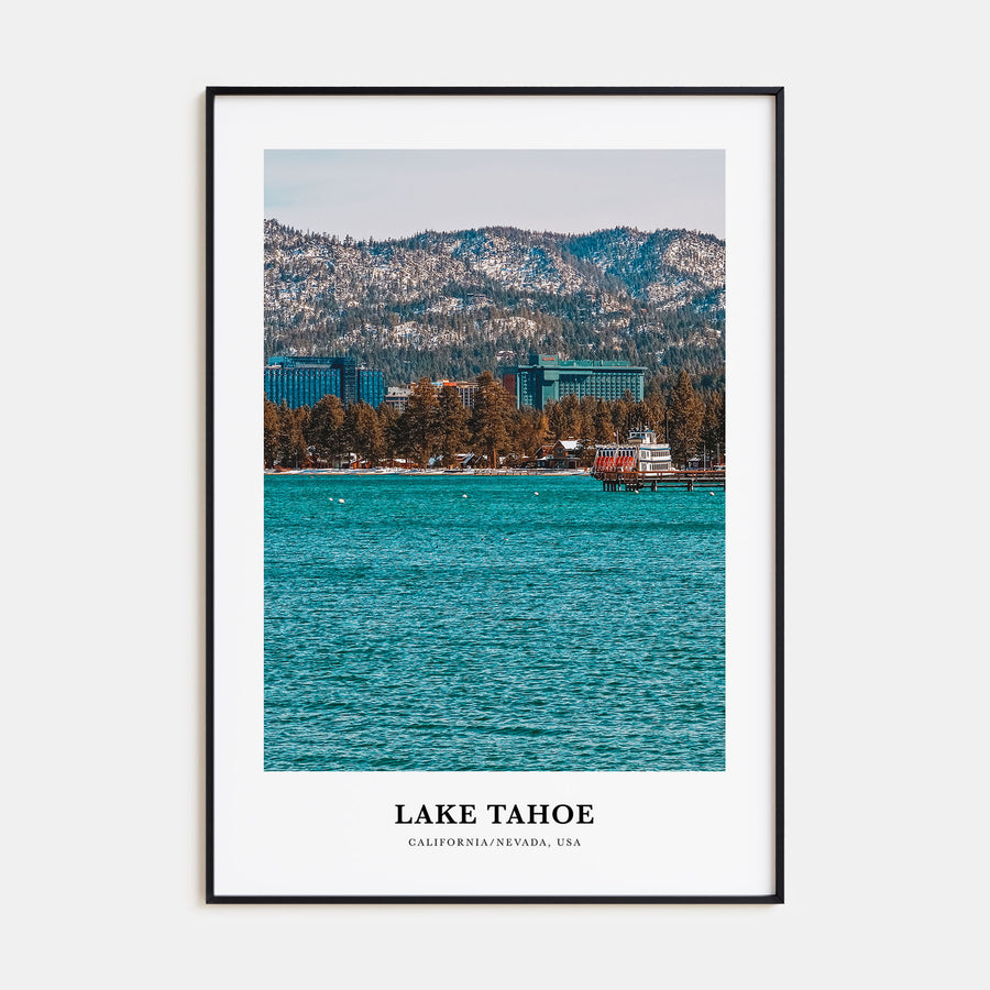Lake Tahoe Portrait Color No 2 Poster