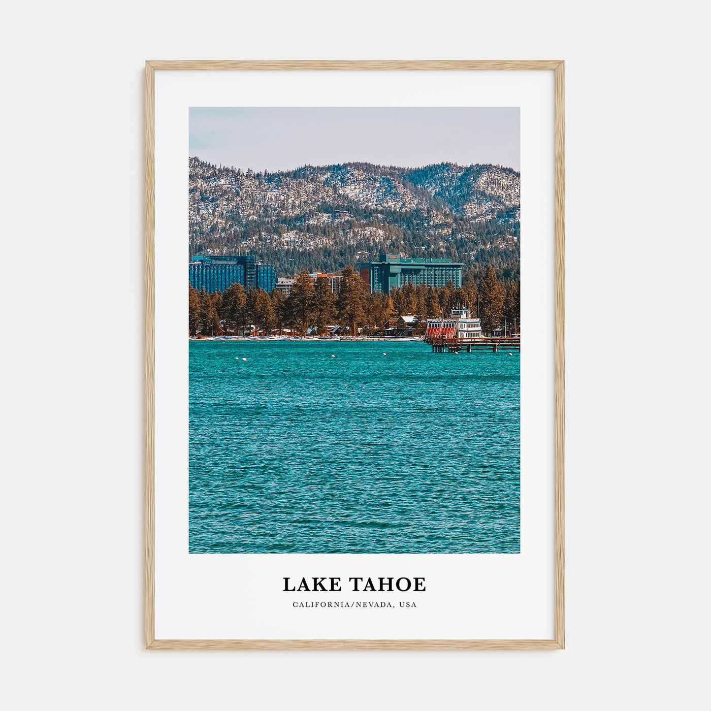 Lake Tahoe Portrait Color No 2 Poster