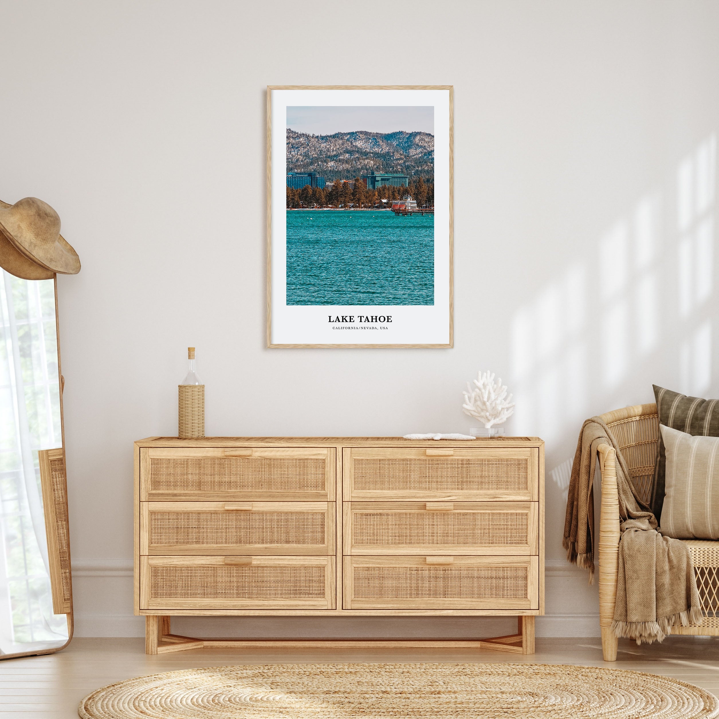 Lake Tahoe Portrait Color No 2 Poster