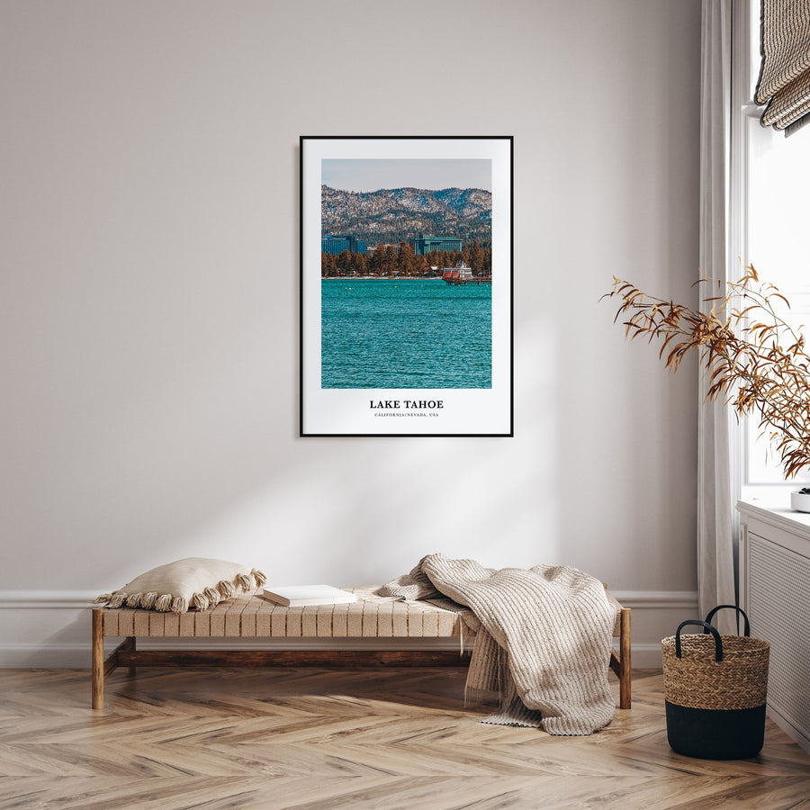 Lake Tahoe Portrait Color No 2 Poster