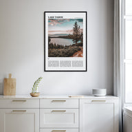 Lake Tahoe Travel Color No 1 Poster