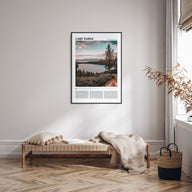 Lake Tahoe Travel Color No 1 Poster