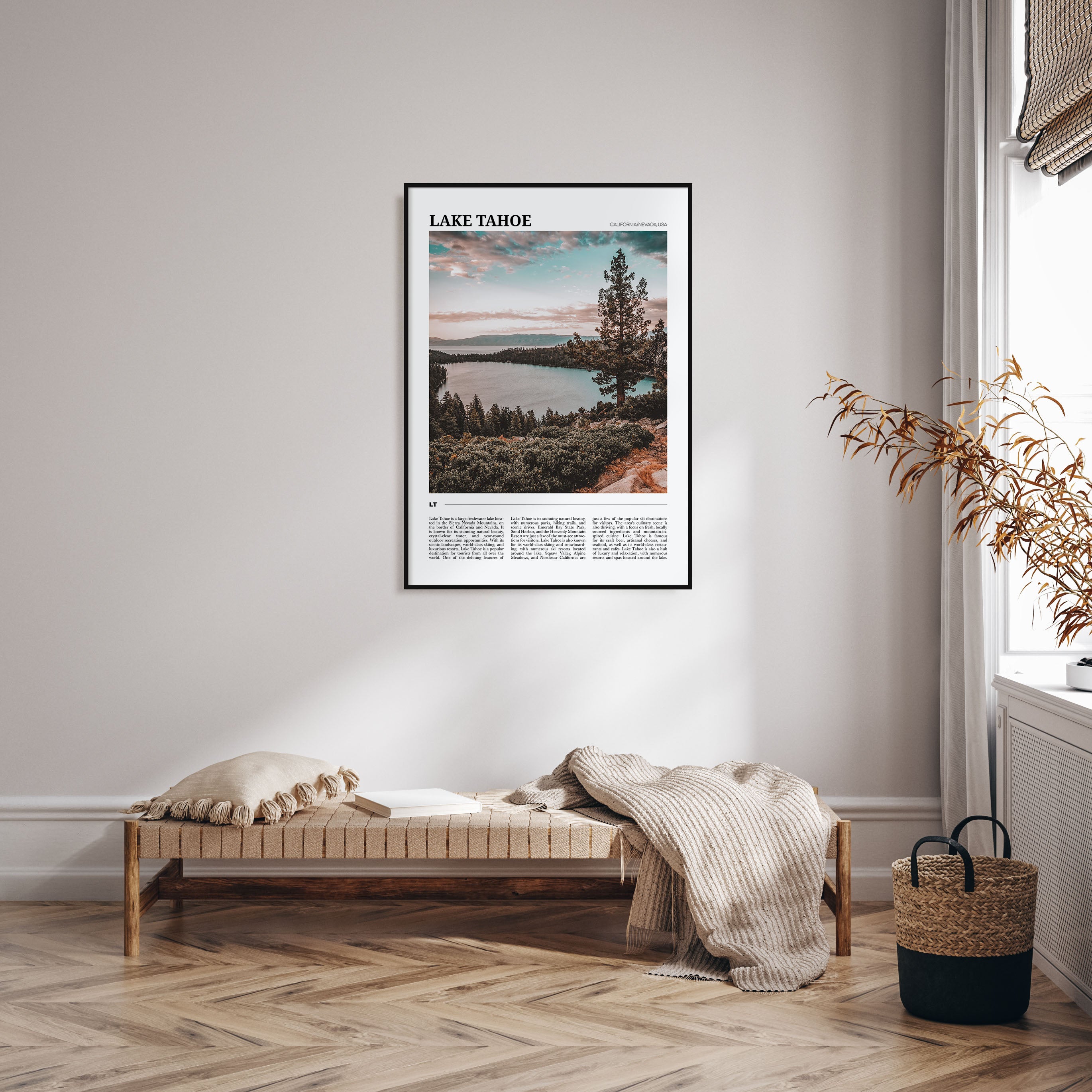 Lake Tahoe Travel Color No 1 Poster