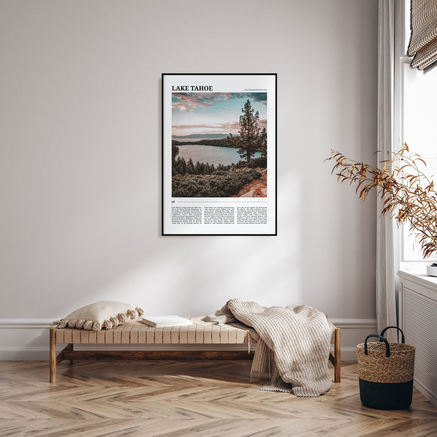 Lake Tahoe Travel Color No 1 Poster