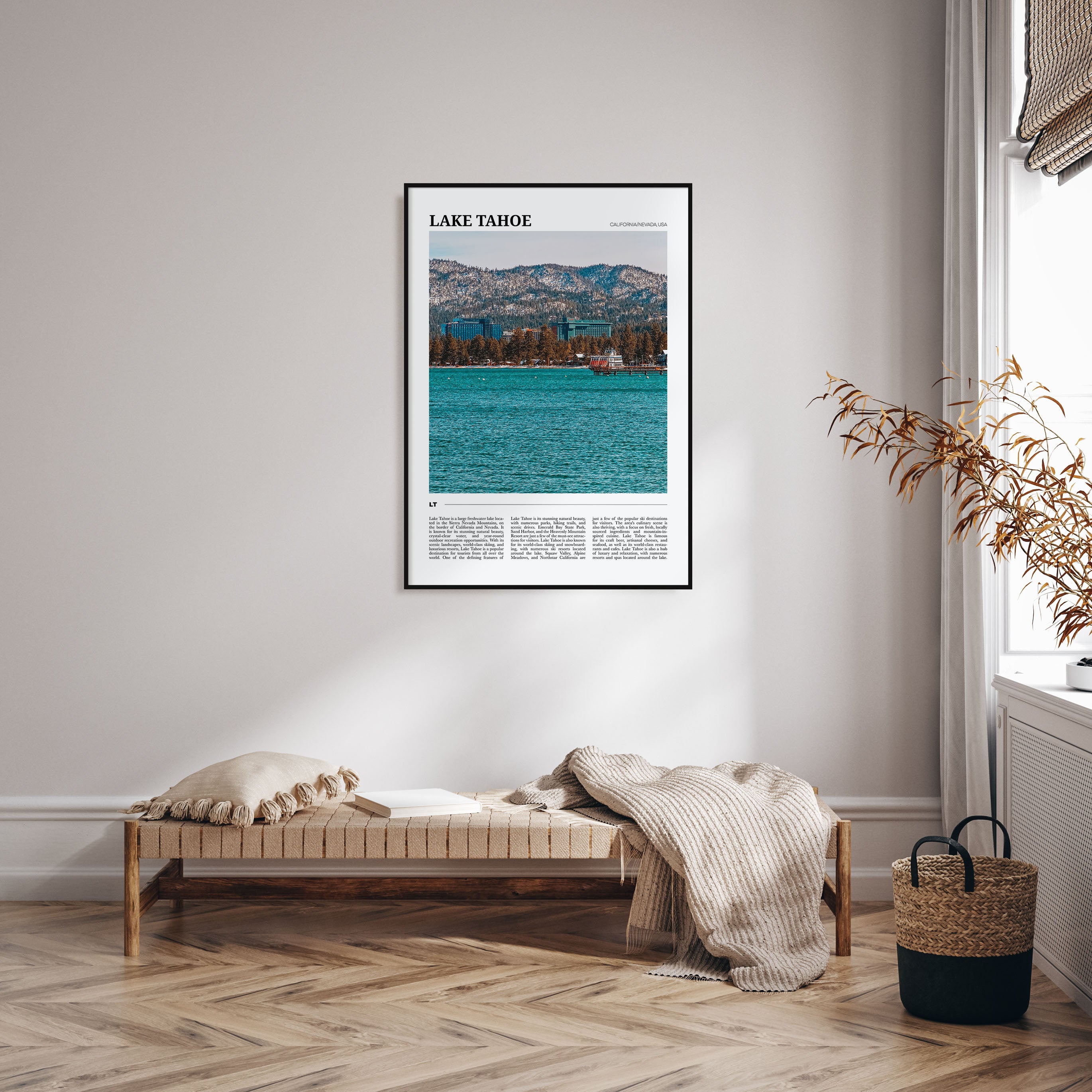 Lake Tahoe Travel Color No 2 Poster