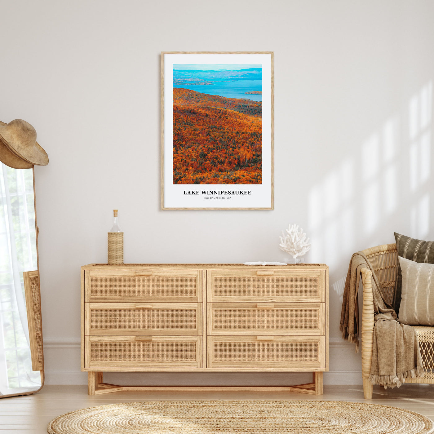 Lake Winnipesaukee Portrait Color Poster