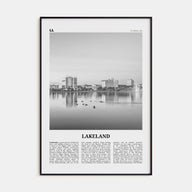 Lakeland Travel B&W Poster