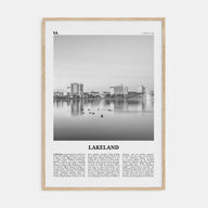 Lakeland Travel B&W Poster