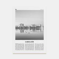 Lakeland Travel B&W Poster