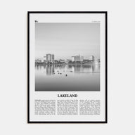 Lakeland Travel B&W Poster