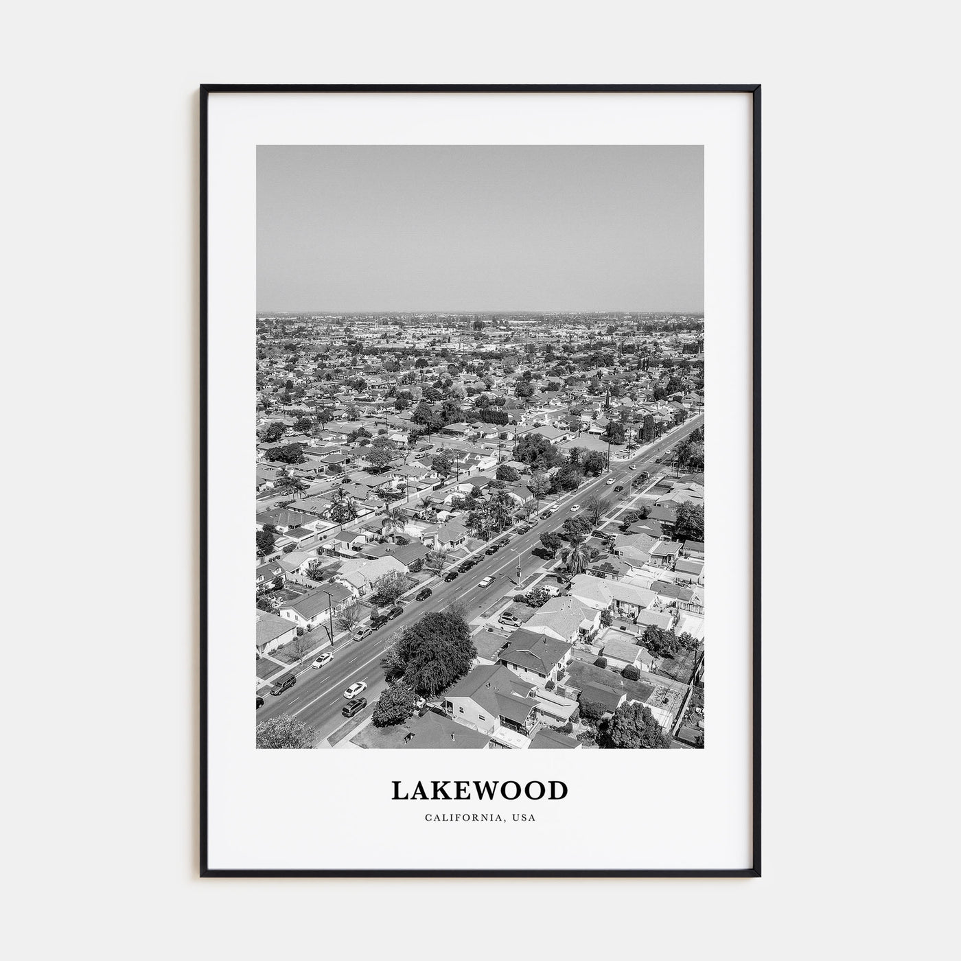 Lakewood Portrait B&W Poster