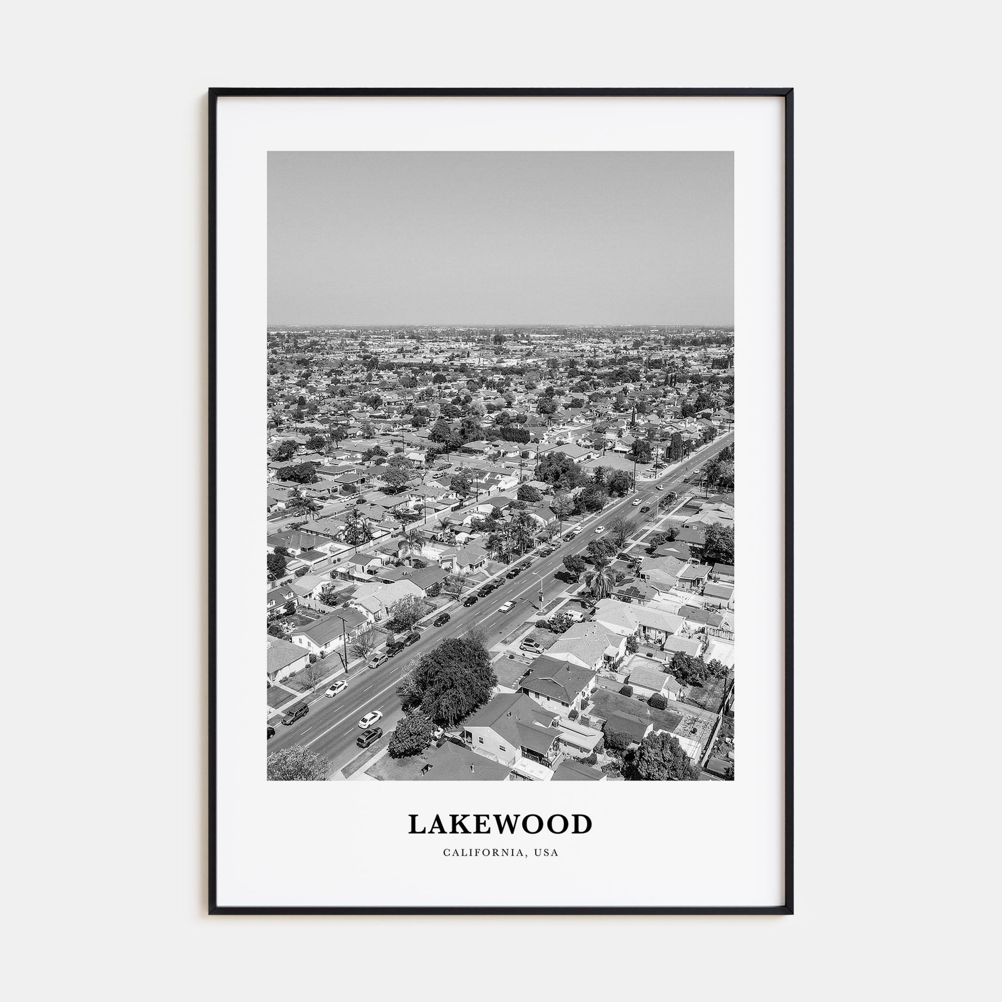 Lakewood Portrait B&W Poster