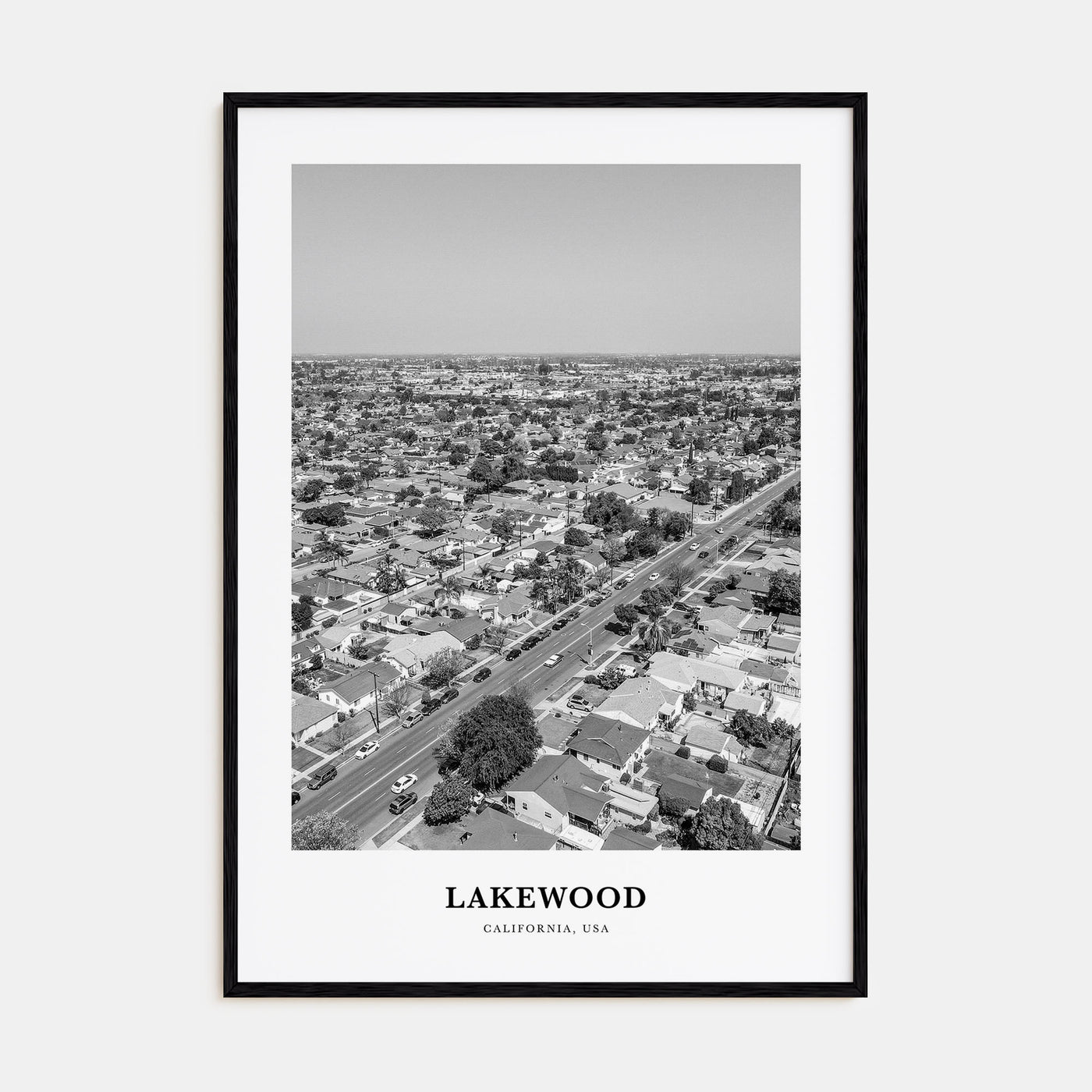 Lakewood Portrait B&W Poster