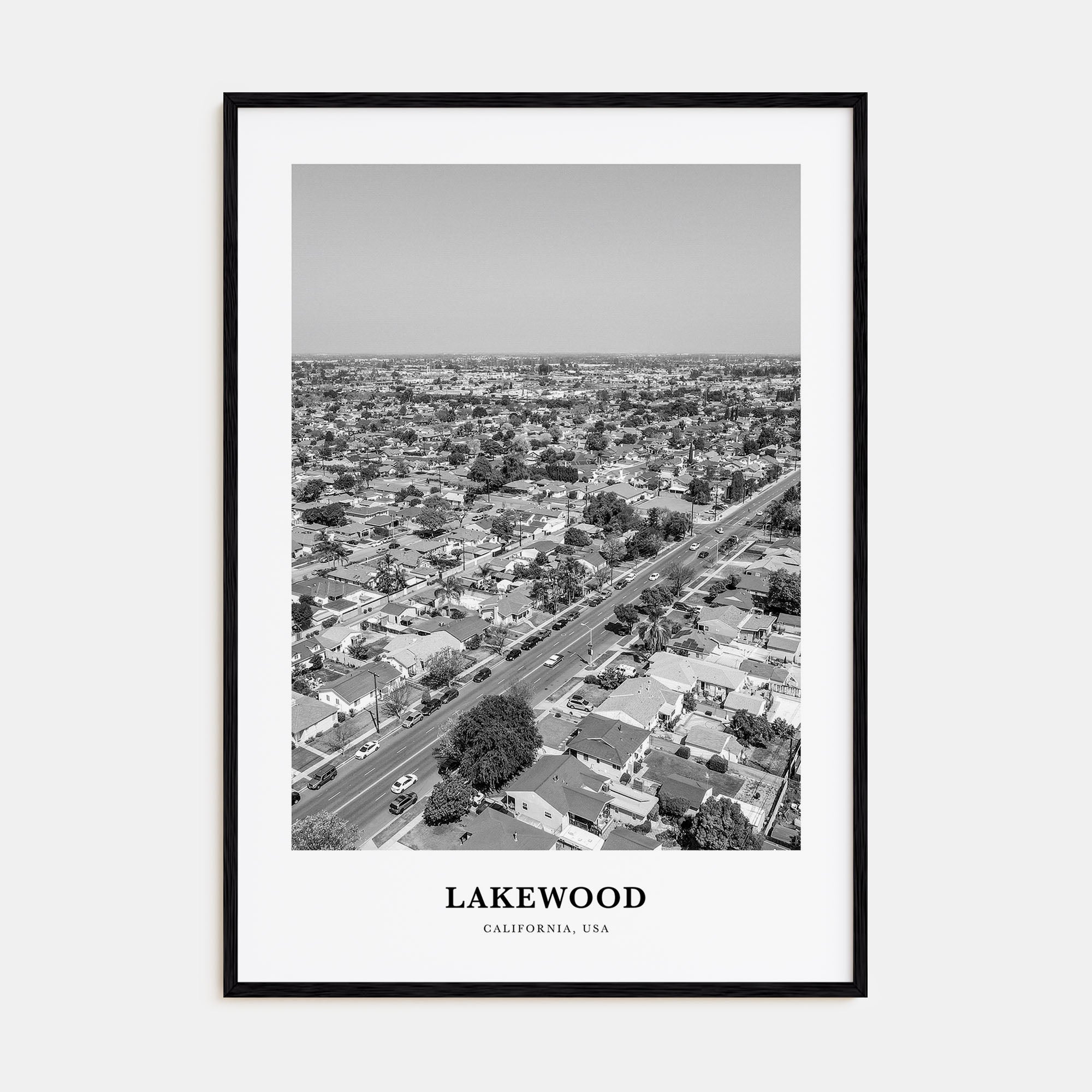 Lakewood Portrait B&W Poster