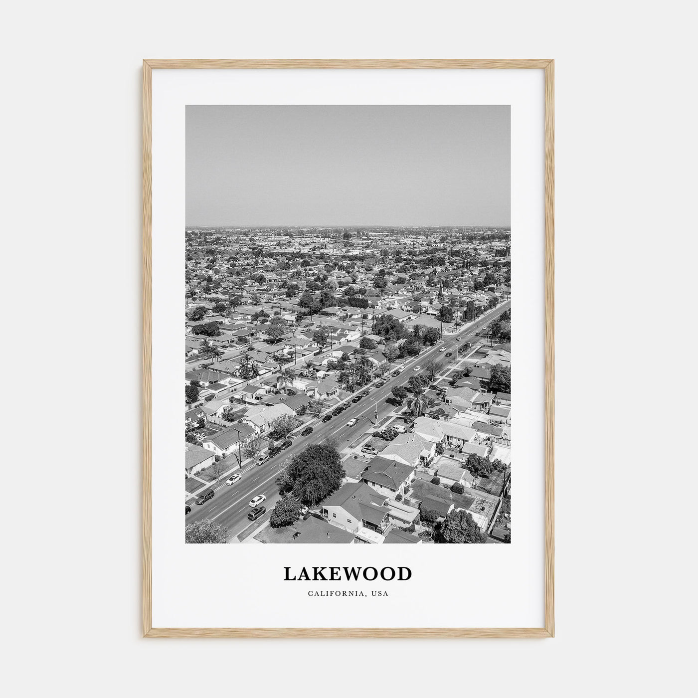 Lakewood Portrait B&W Poster