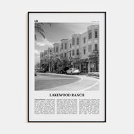 Lakewood Ranch Travel B&W Poster