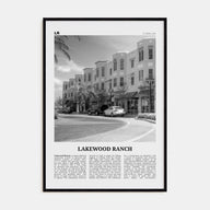 Lakewood Ranch Travel B&W Poster