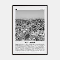 Lakewood Travel B&W Poster
