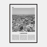 Lakewood Travel B&W Poster