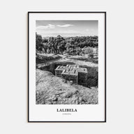 Lalibela Portrait B&W Poster
