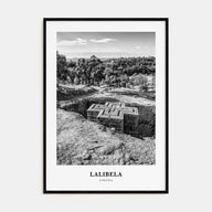 Lalibela Portrait B&W Poster