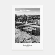 Lalibela Portrait B&W Poster